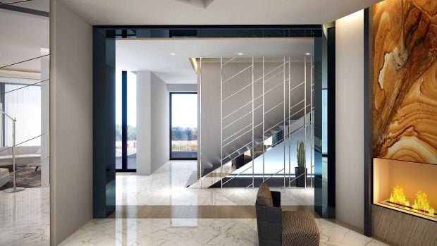 Стильный интерьер холла