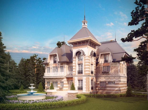 Фасад стиля Прованс