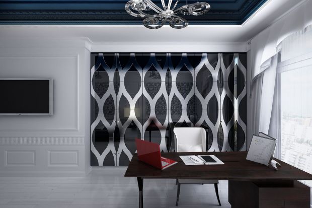 Черный цвет в дизайне интерьера гостиной