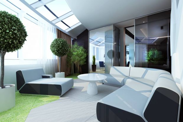 Зеленые стены в интерьере гостиной