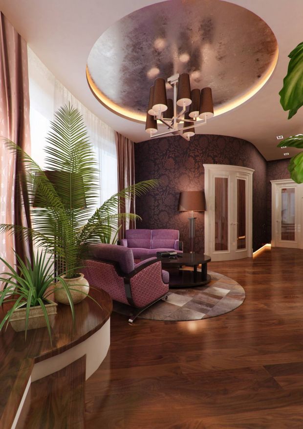 Оформление потолка