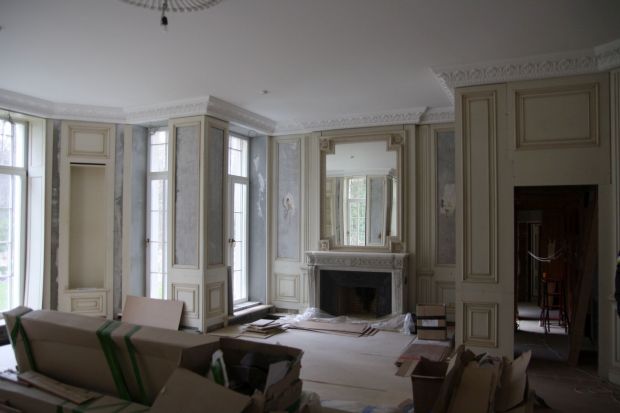 Стены и потолок в частном доме после отделки