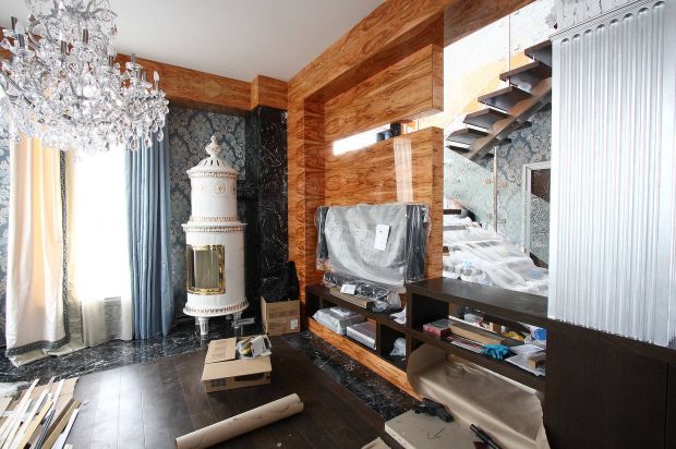 Декор гостиной в доме