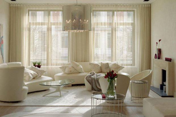 Белый цвет в дизайне интерьера