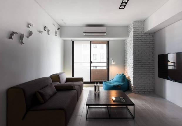 Сочетание белого цвета с коричневым