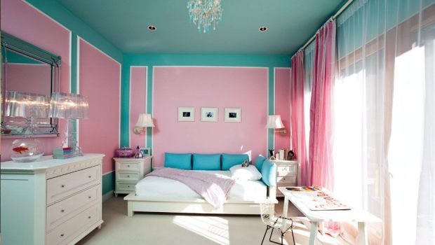 Бирюзовый в сочетании с красным цветом