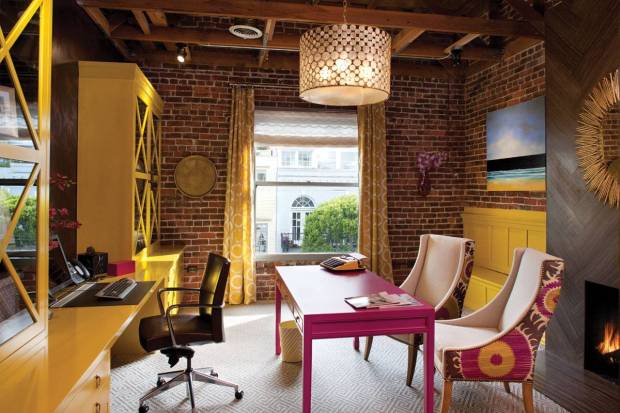 Сочетание желтого и коричневого