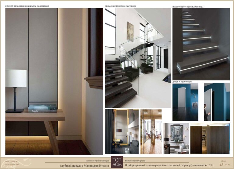 Стилевые подборки для холла и лестницы