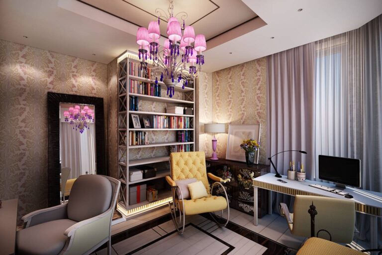 Дизайн детской комнаты с желтым цветом