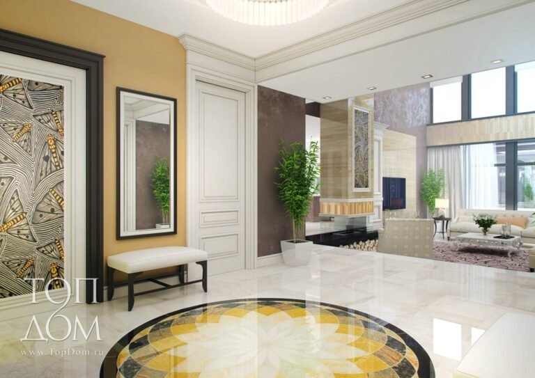 Лимонные цвета в дизайне прихожей