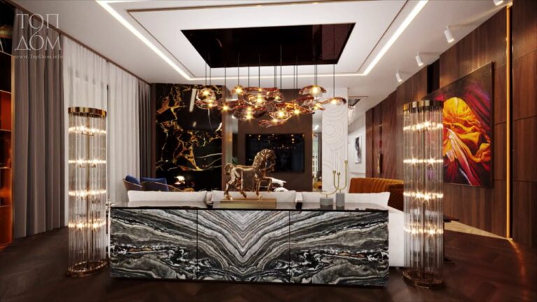 Современный интерьер коттеджа