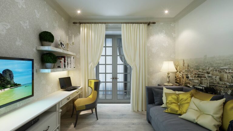 Фото обустройства детской комнаты в белых тонах