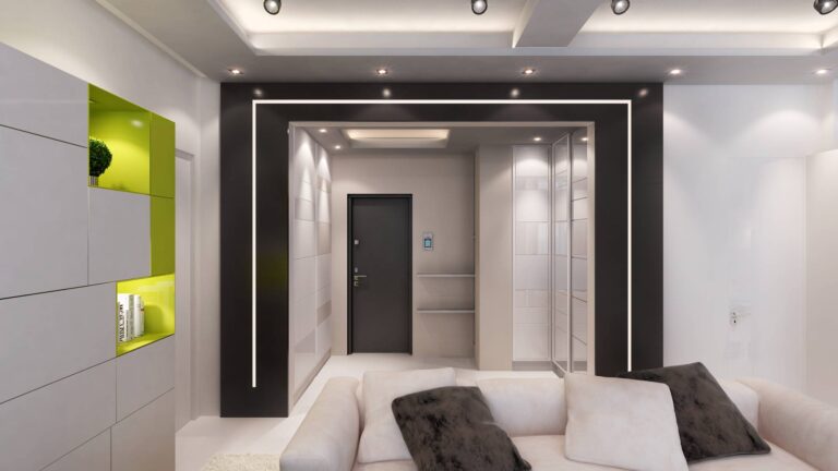 Фото интерьера прихожей в белом цвете