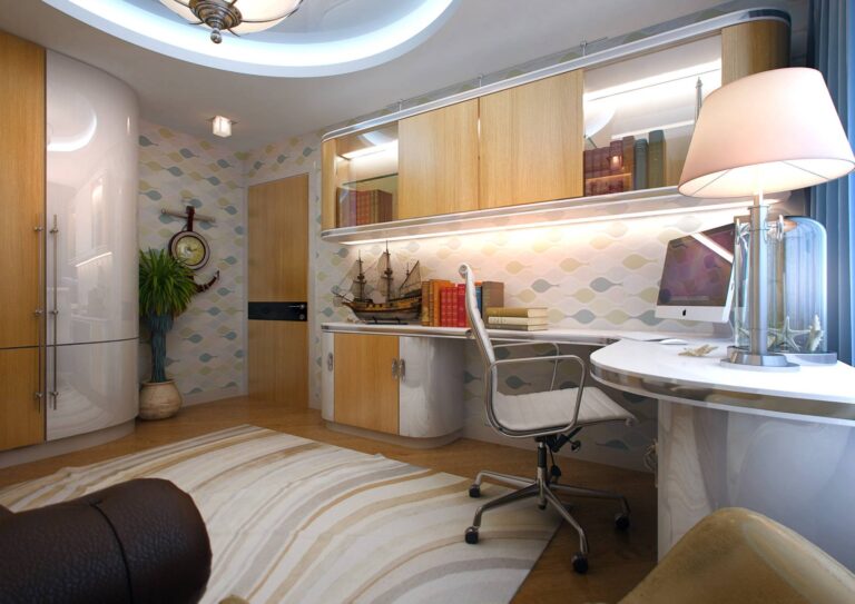 Натуральный оттенки в дизайне детской комнаты