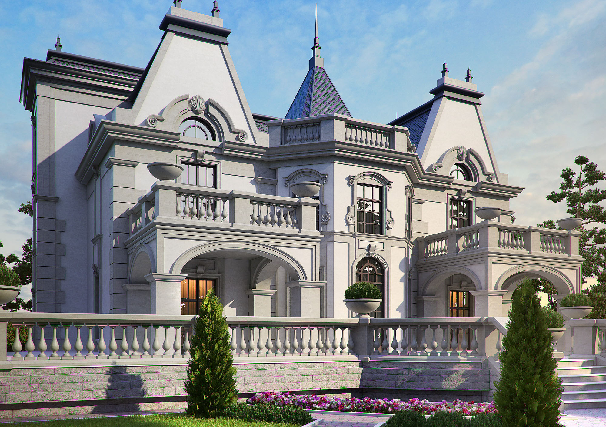 Проект фасада дома