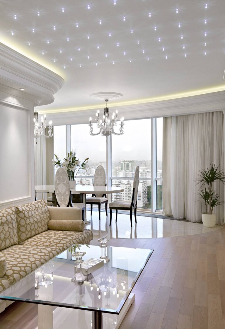 Дизайн гостиной и столовой после ремонта