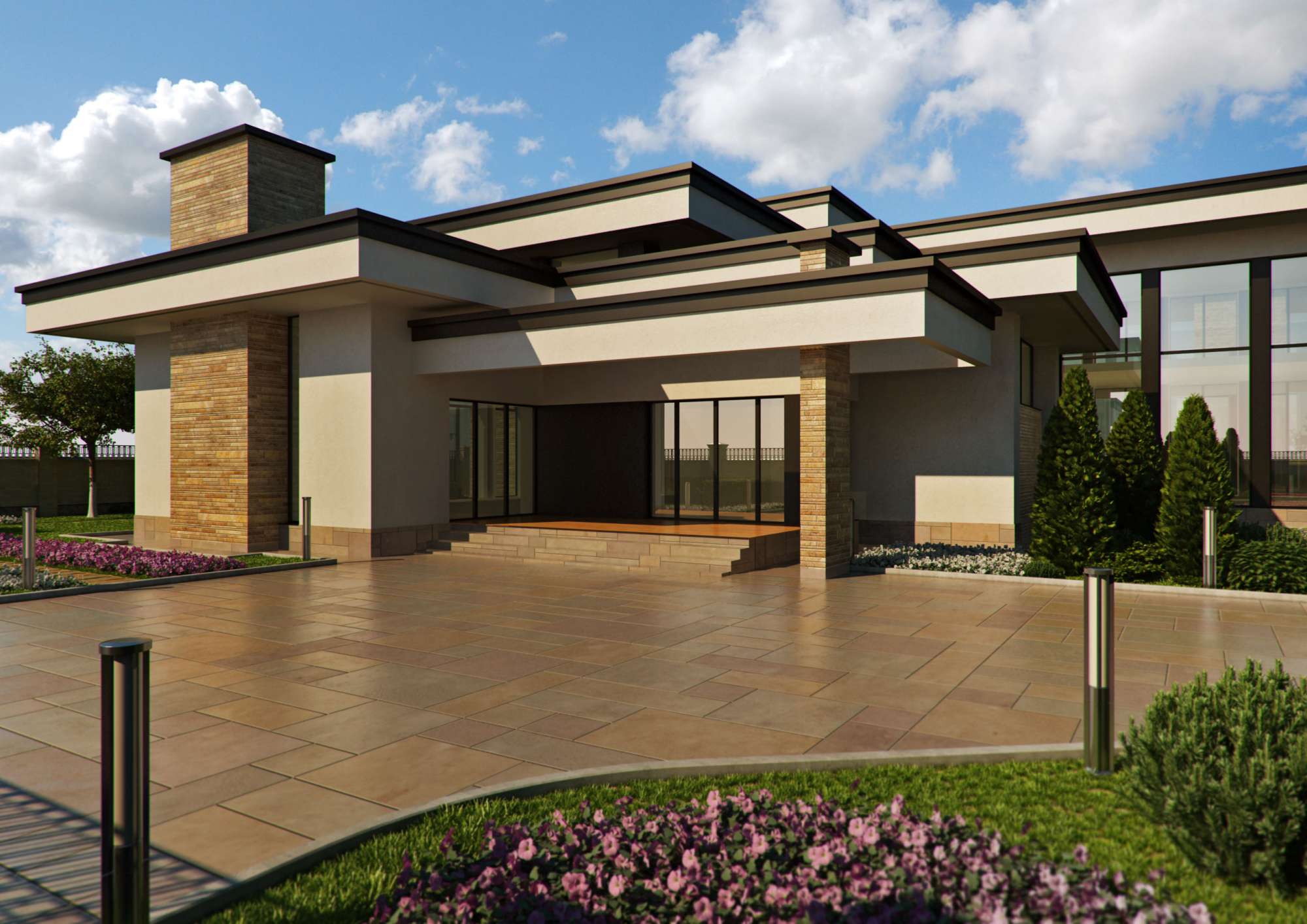 Дизайн фасада современного дома