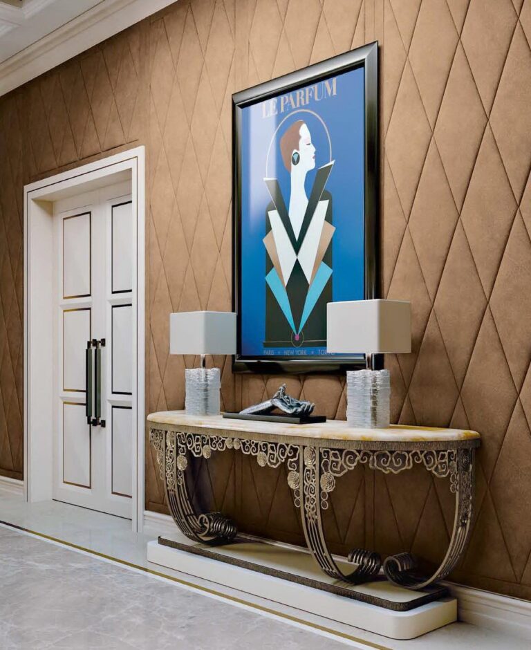 Мягкие стены в дизайне интерьера прихожей