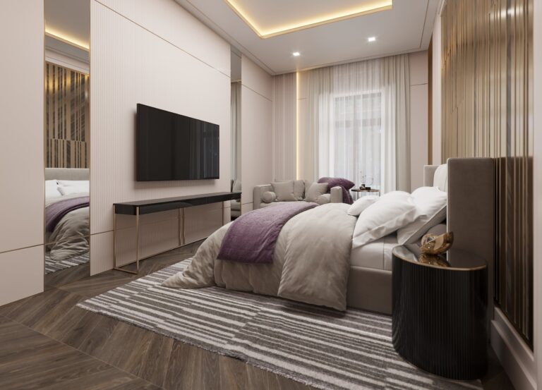 Обрамление зоны ТВ зеркалами