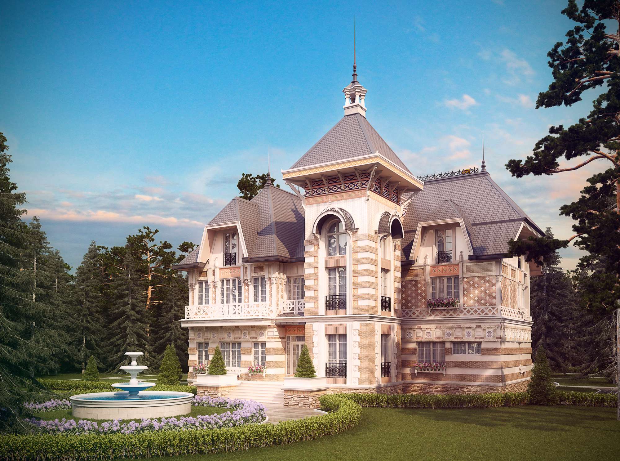 Экстерьер и фасад дома в стиле прованса