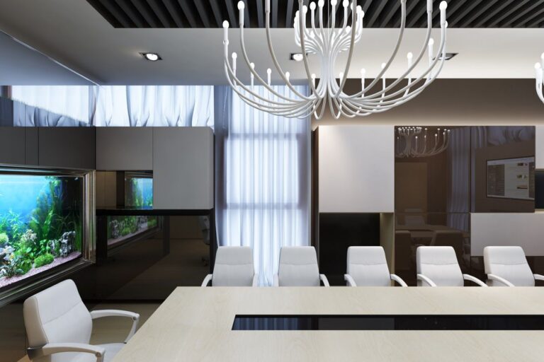 Дизайн интерьера зала для проведения совещаний в офисе