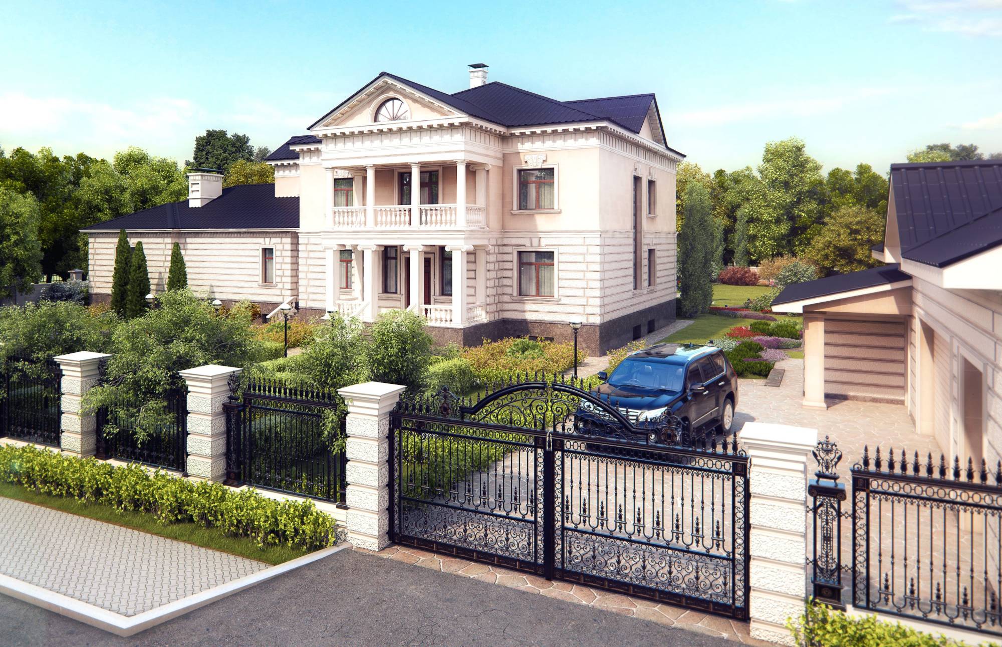 Классические фасады дома