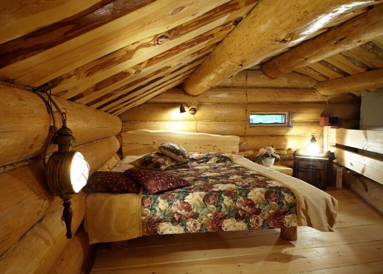 Натуральная мебель в дизайне интерьера спальни