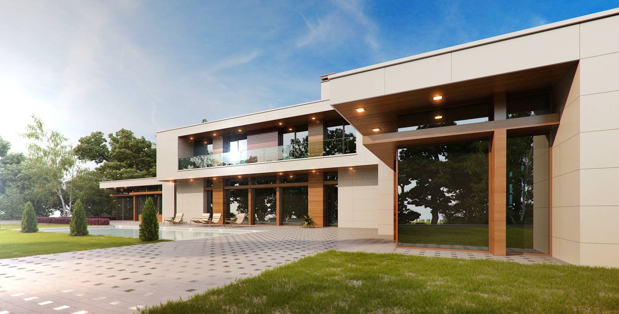 Внешний вид фасада дома – экстерьеры