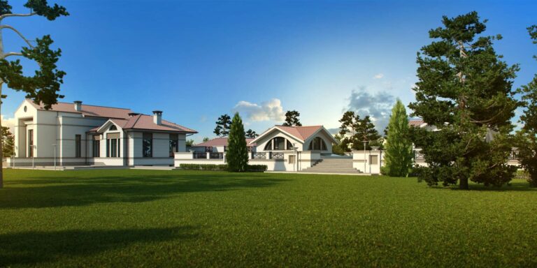 Партерный газон на придомовом участке