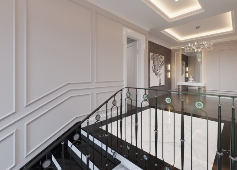 Дизайн перил в доме