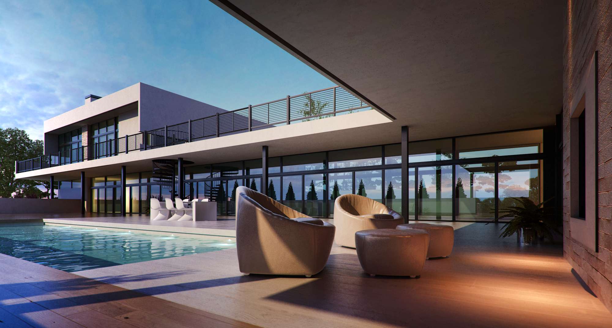 Современный фасад дома