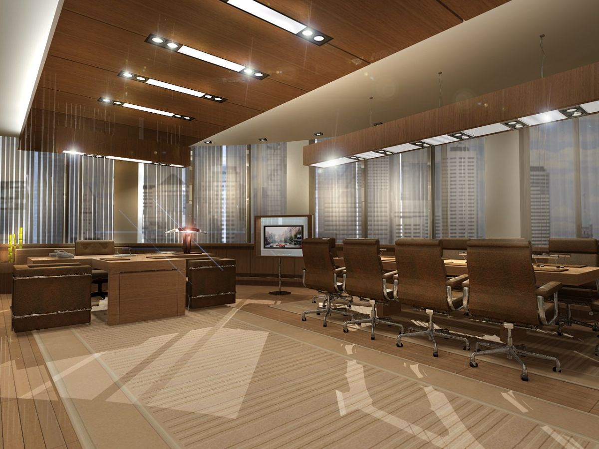 Дизайн интерьера офиса в стиле минимализм