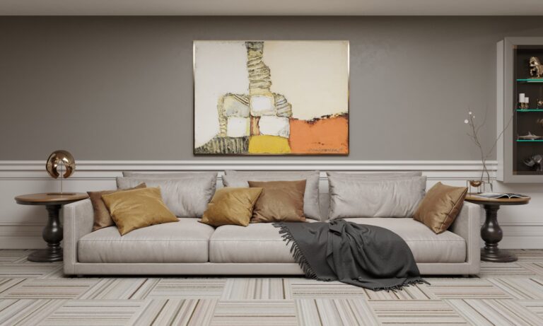 Дизайн цоколя с творческим беспорядком