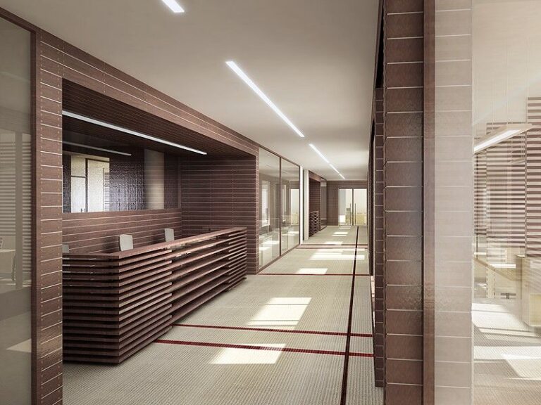 Фото дизайна стойки ресепшен в офисе