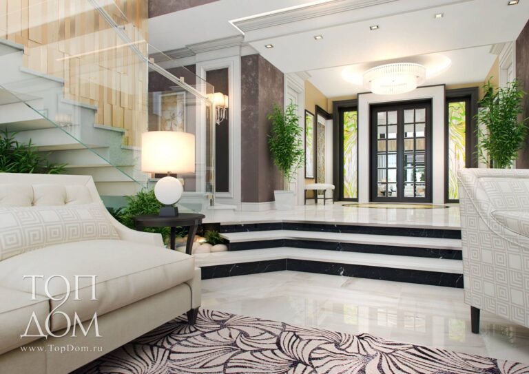 Дизайнерские светильники в оформлении прихожей