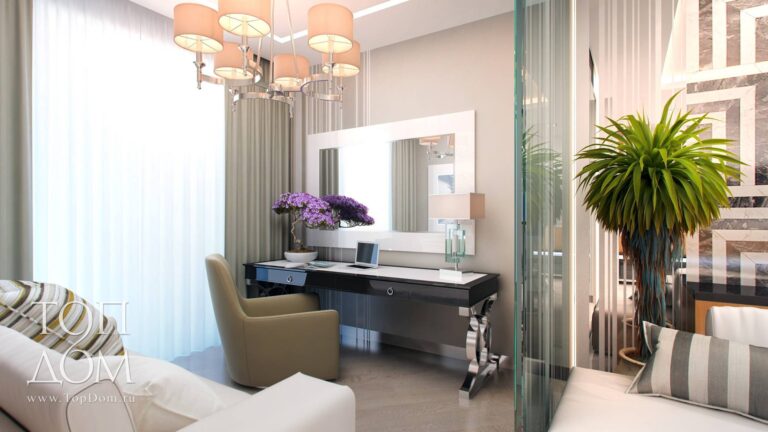 Фото маленького кабинета в таунхаусе