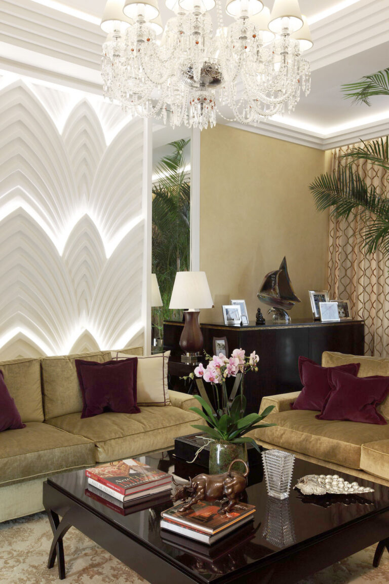 Световое решение в дизайн-проекте гостиной