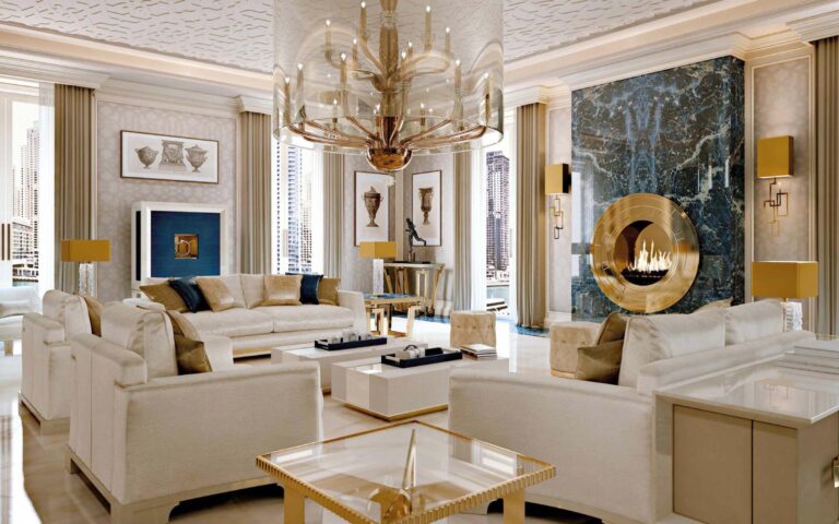 Дизайн-проект большой гостиной в элитной квартире