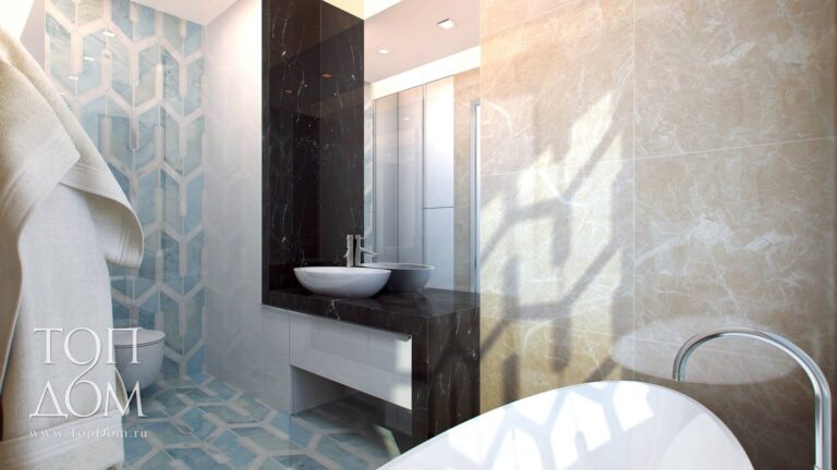 Фото проекта интерьера туалета таунхауса