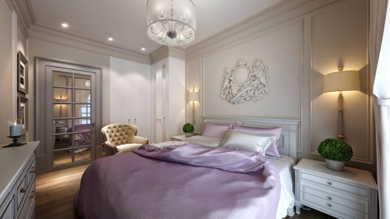 Фото оформления спальни в белых оттенках