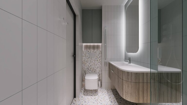 Дизайн-проект компактного санузла в квартире