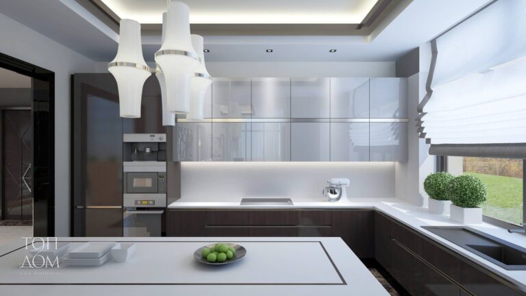 Фото красивого дизайна кухни