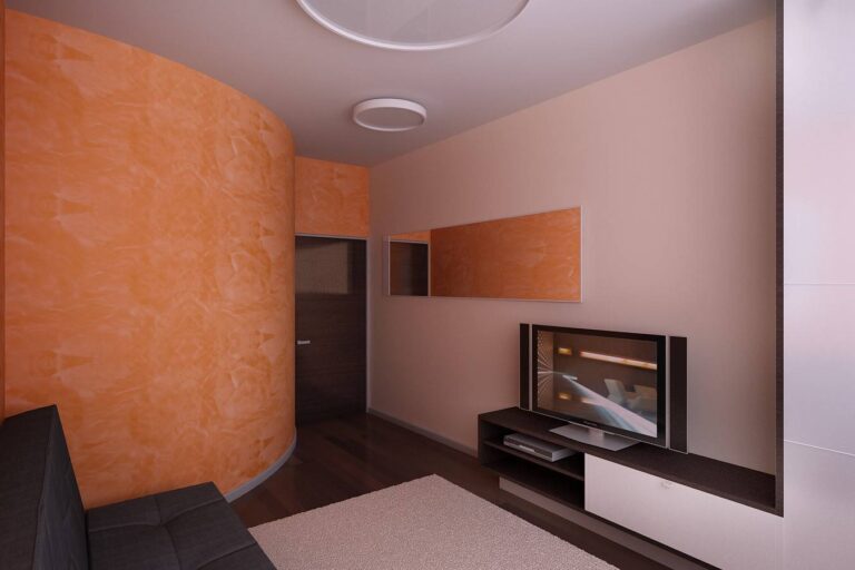 Оранжевые тона в дизайне детской комнаты