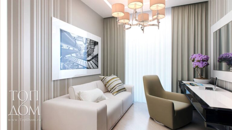 Фото небольшого кабинета в таунхаусе