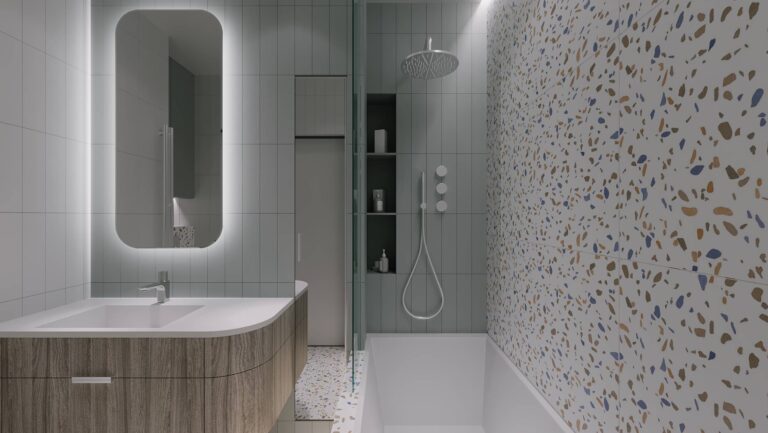 Интерьер ванной комнаты в квартире