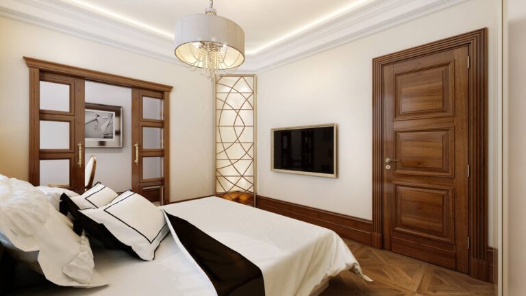 Оформление интерьера спальни – фото