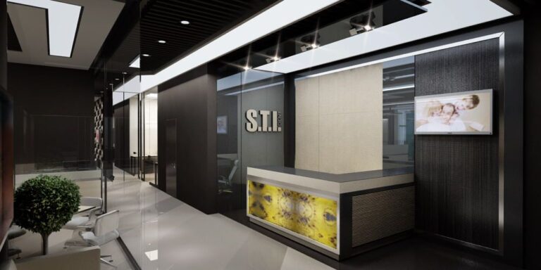 Коричнево-бежевый цвет в дизайне приемной руководителя