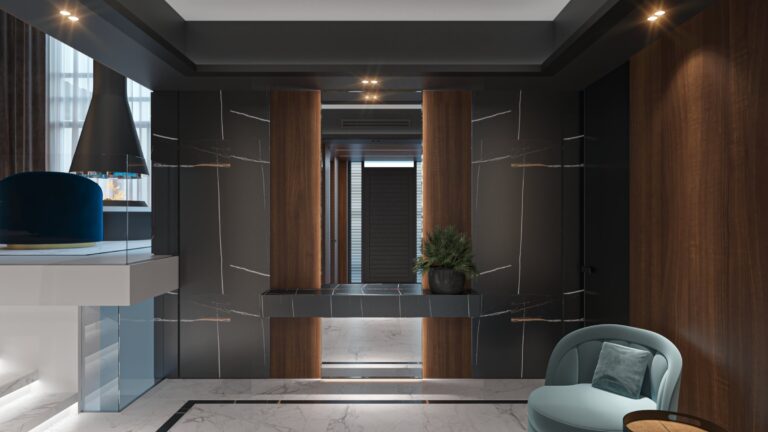 Холл-прихожая в частном доме