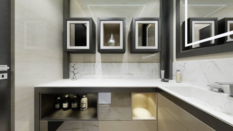 Фото современного оформления дизайна интерьера ванной