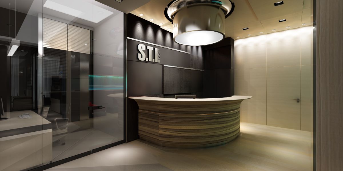 Дизайн интерьера офиса в бежево-коричневой гамме